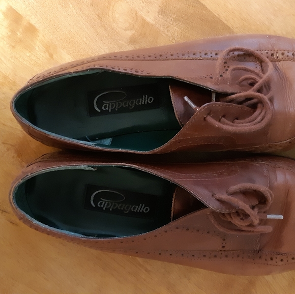 Leather Wingtip Oxfords - Picture 3 of 5